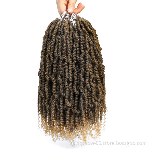 Synthetic Preloop spring bomb twist crochet hair dreadlock